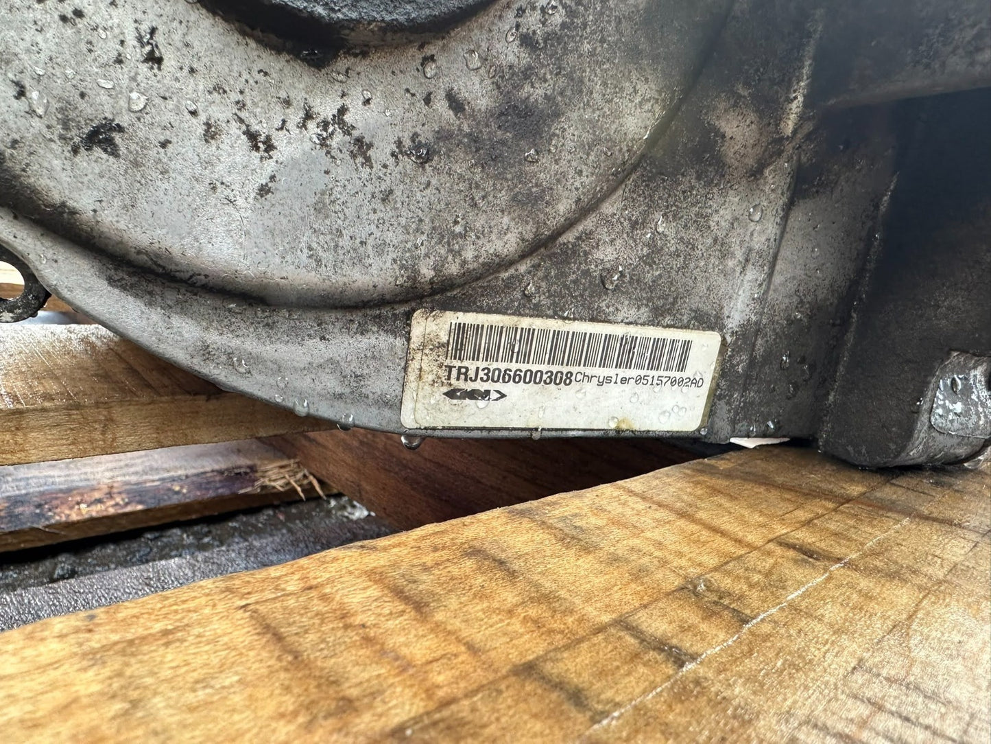 2017 Dodge Journey Rear Differential Carrier 3.6l OEM