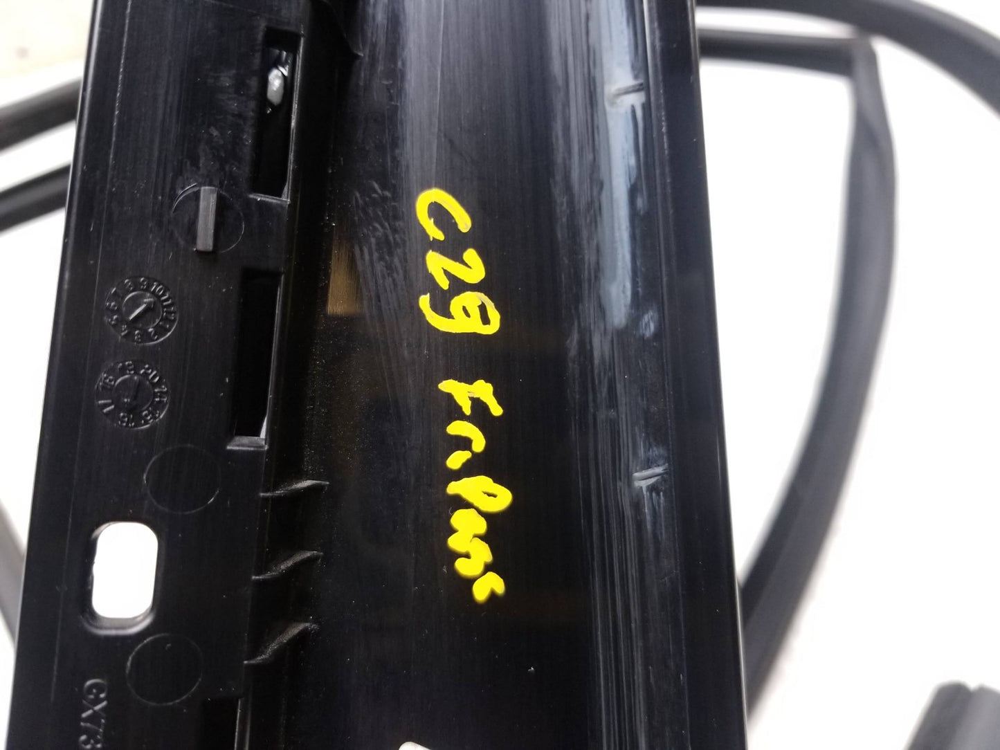 2017 Jaguar Xe Front Right Door Window Weatherstrip Seal OEM