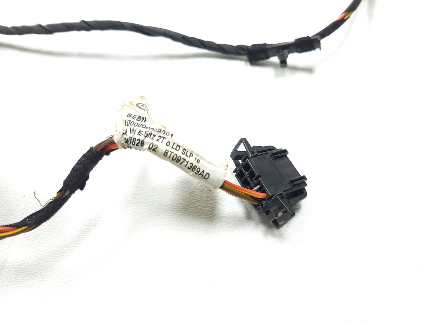 2008 - 2016 Audi A5 Coupe Front Seat Wire Harness Passenger Right 3pcs OEM