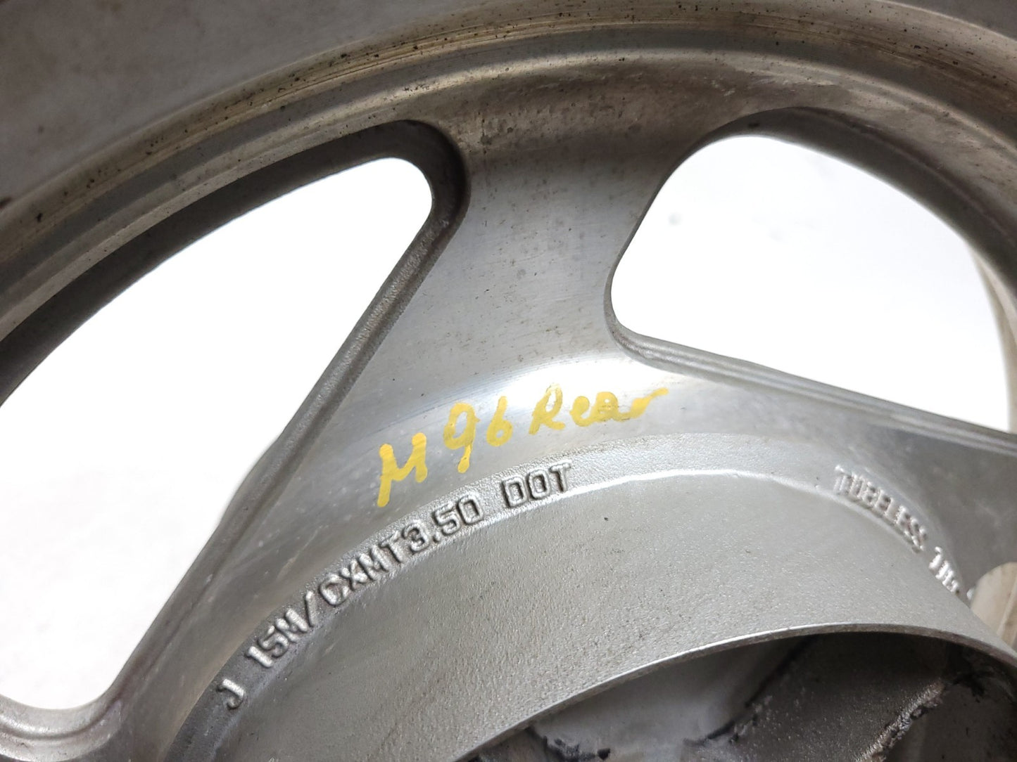 2002 Honda Magna Vf 750c Rear & Front Wheel Rim & Tire Assy OEM