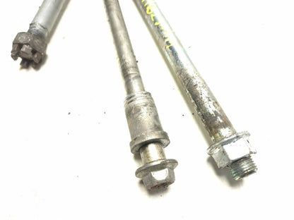 2007 Kawasaki Ninja 250 Ex250 F Wheel Axle & Swingarm Bolt 3 Pcs  OEM