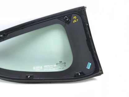 2013 Hyundai Genesis Coupe Rear Quarter Vent Glass Driver Side Left OEM