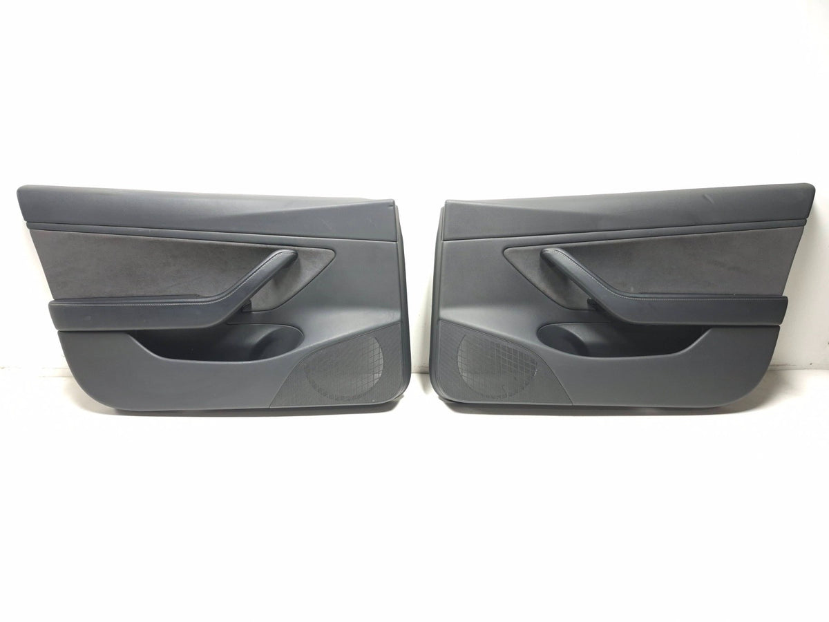 2018 Tesla Model 3 Front Door Trim Panel Left & Right 1090411-01-i OEM