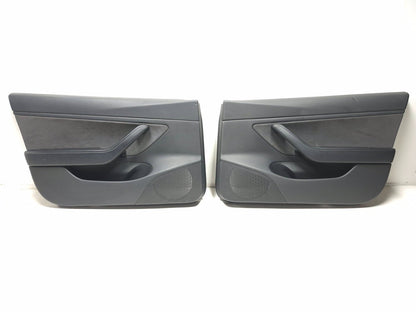 2018 Tesla Model 3 Front Door Trim Panel Left & Right 1090411-01-i OEM
