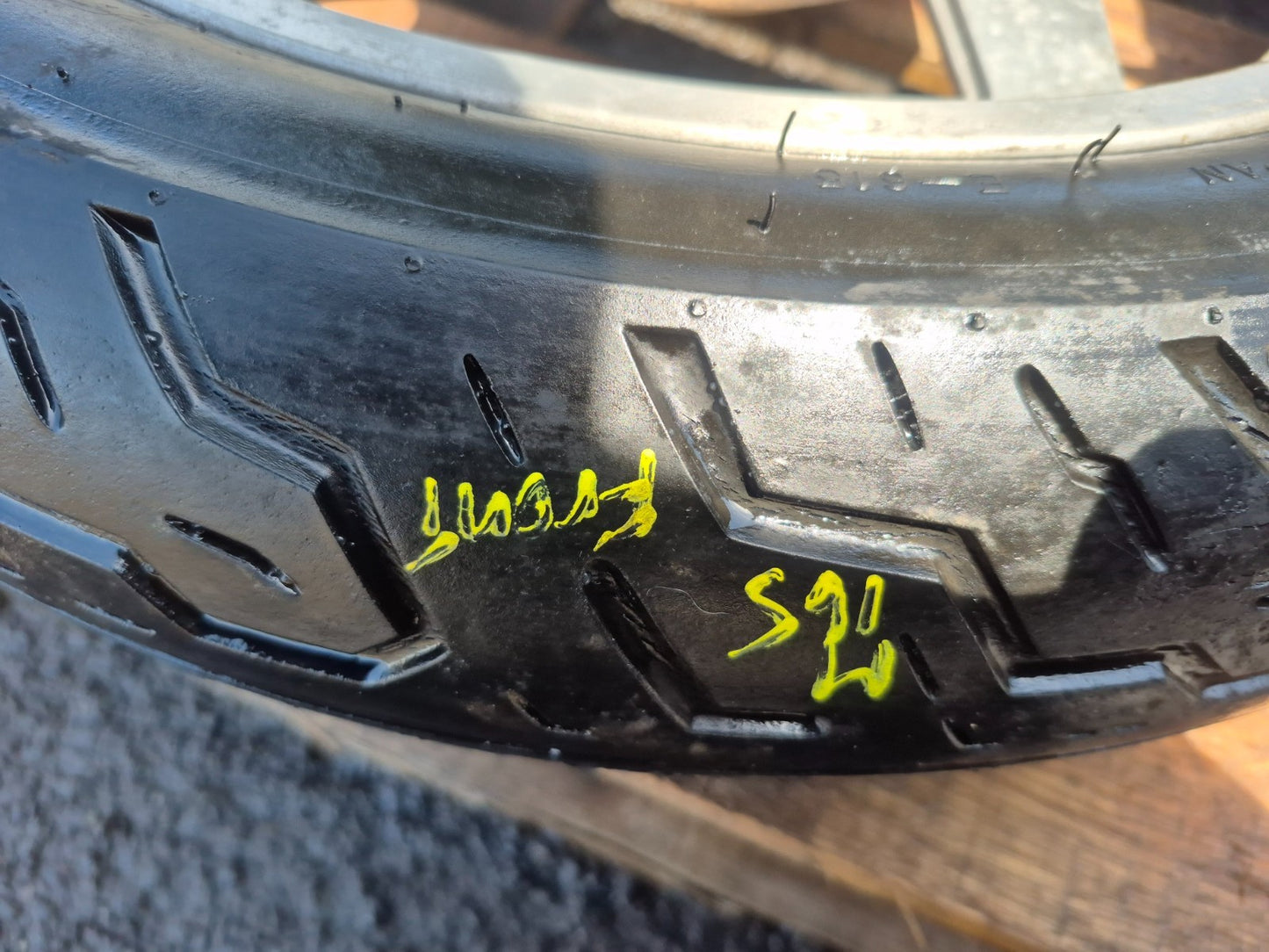 1997 Honda Magna Vf750 Front & Rear Wheel Rim OEM
