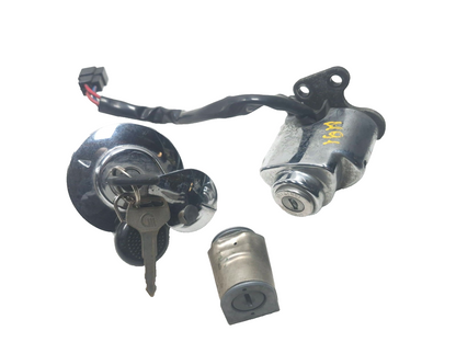 2004 Honda Shadow Aero Vt750c Ignition Lock Set & Fuel Cap 3 Pcs OEM