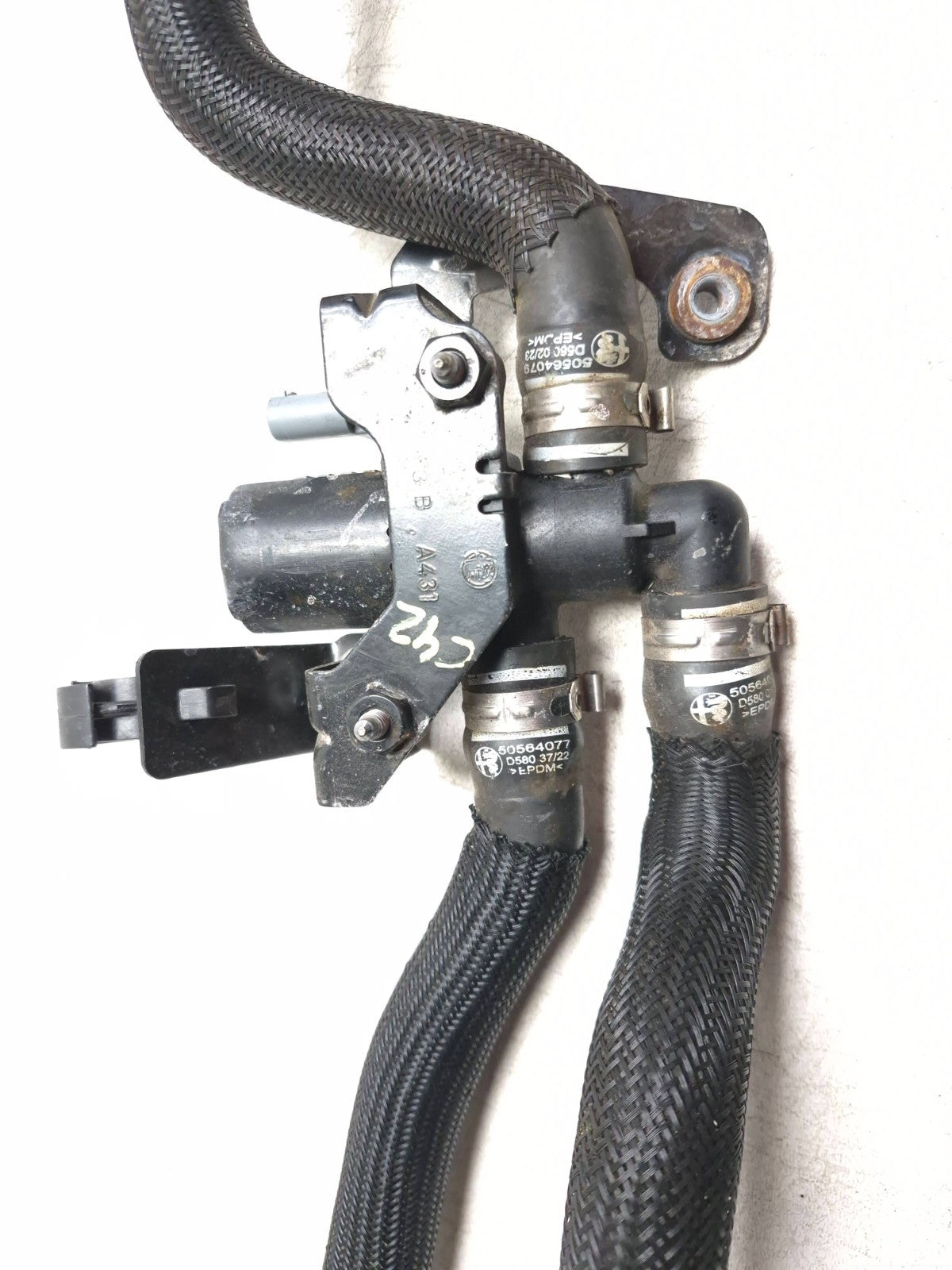 2024 Alfa Romeo Stelvio Engine Water Heater Valve W/ Hoses OEM