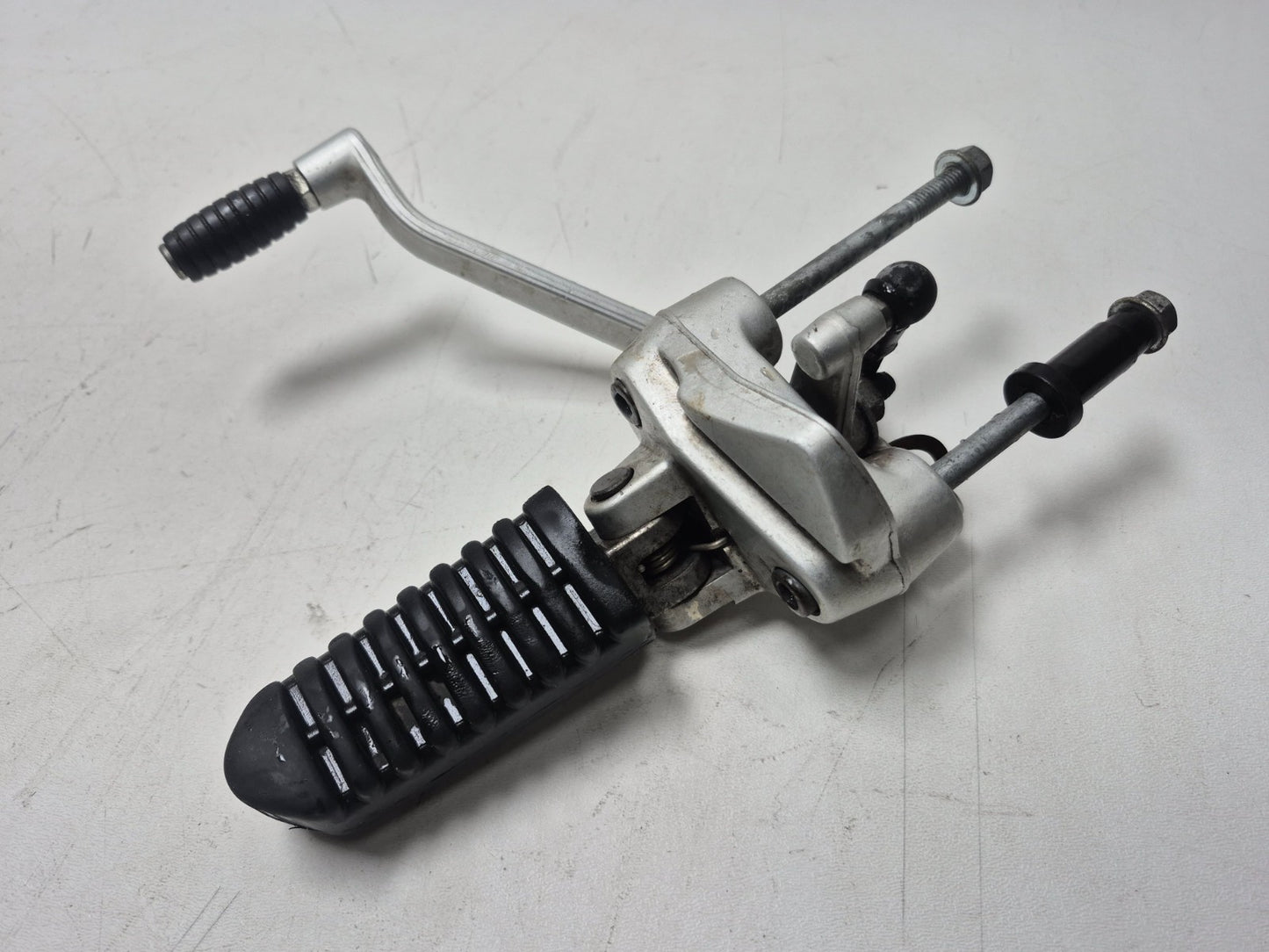2022 Moto Guzzi V7 Front Left Foot Peg & Bracket W/ Shifter Gear Lever OEM