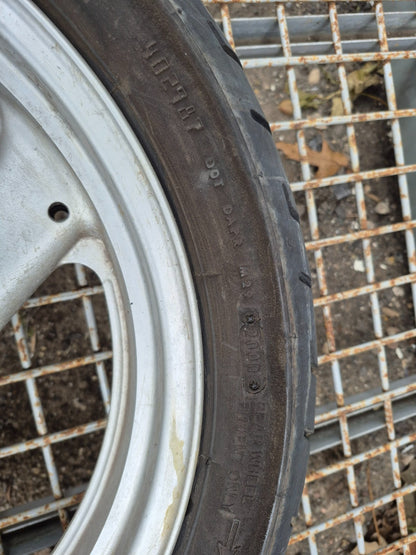 1993 Suzuki Gsx600fp Katana Front & Rear Wheel W/ Tire Pair R 17 OEM