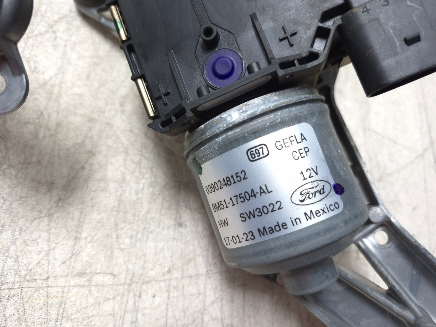 2017 Ford Focus Front Windshield Wiper Motor Left & Right Pair OEM