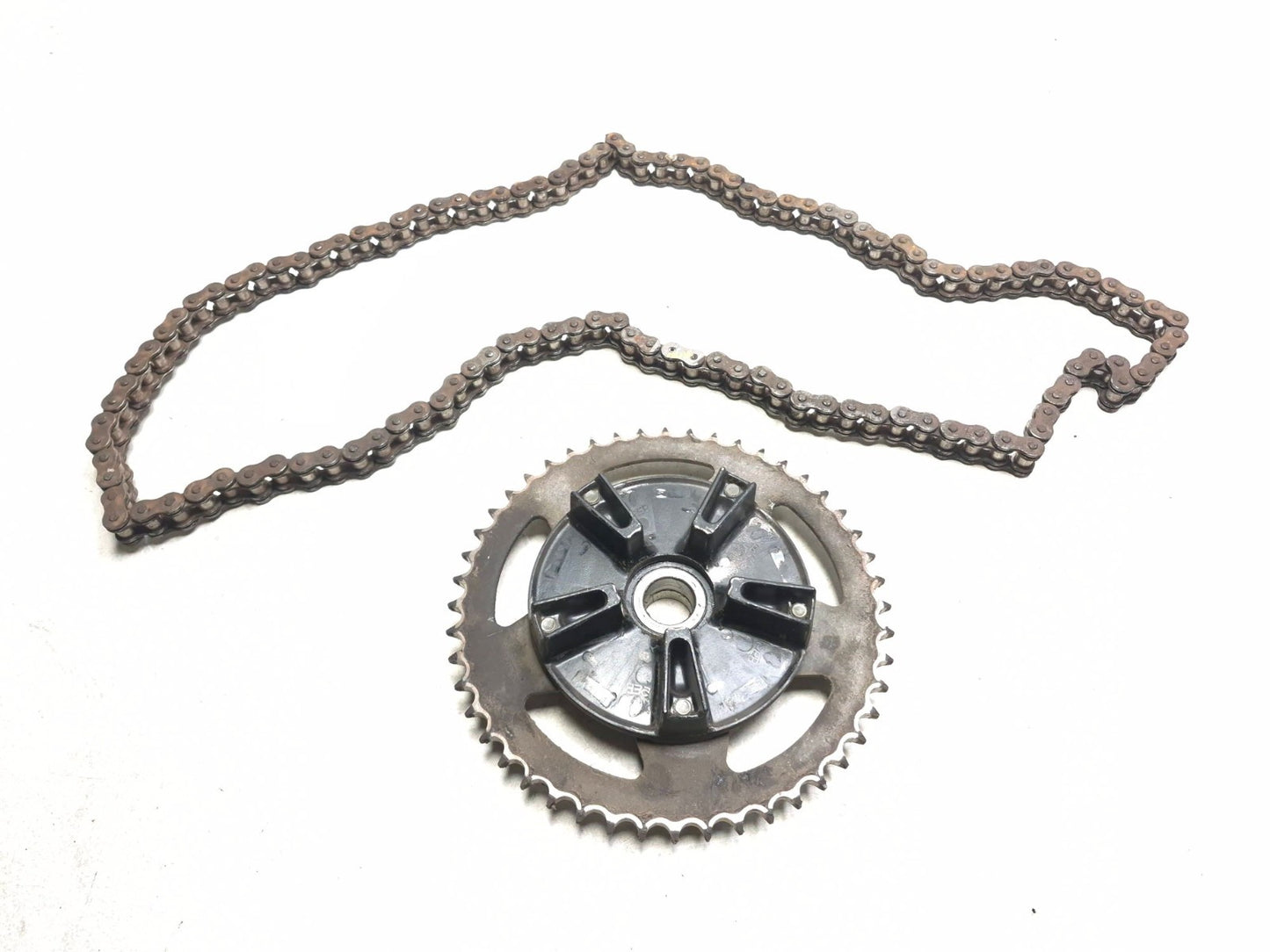 2002 Yamaha Yzf-r6 Rear Sprocket & Drive Chain Pair OEM