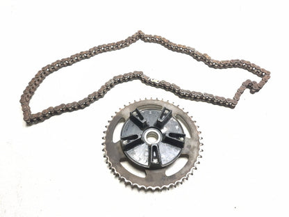 2002 Yamaha Yzf-r6 Rear Sprocket & Drive Chain Pair OEM