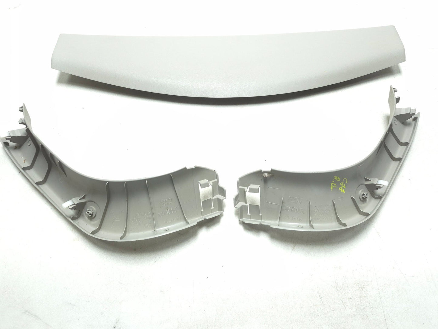 2012 Nissan Leaf Rear Tailgate Trunk Hatch Upper Trim Cover 3pcs OEM