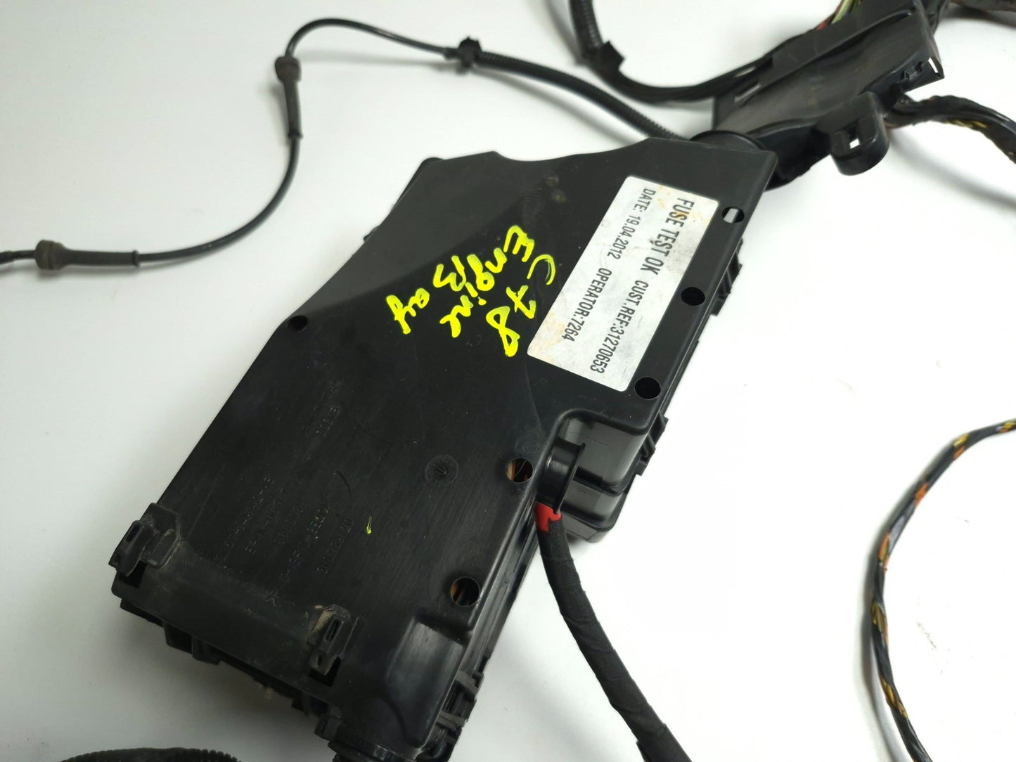 2012 Volvo C30 Main Under Hood Fuse Box Wire Harness OEM