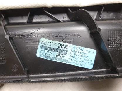 2007-2013 BMW X5 E70 Trunk Luggage Cargo Trim Panel Cover Left & Right 4pcs OEM