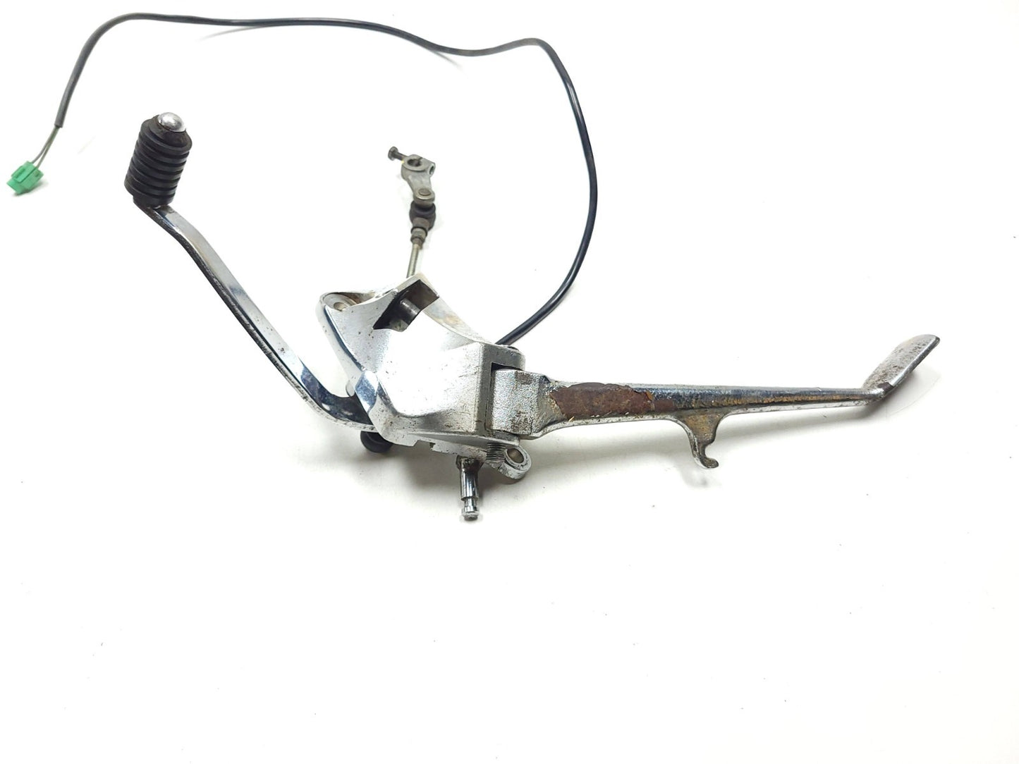 2001 Suzuki Sawage Ls650p Gear Shift Pedal & Kickstand Side Assembly OEM