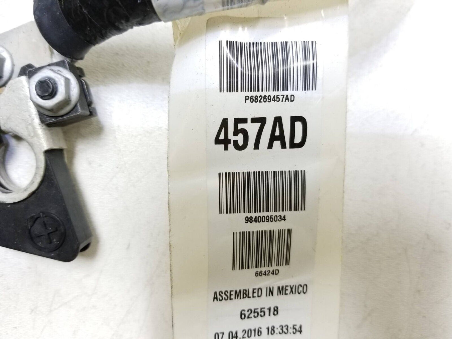 2016 - 2022 Dodge Durango Positive Battery Cable Terminal 3.6l OEM