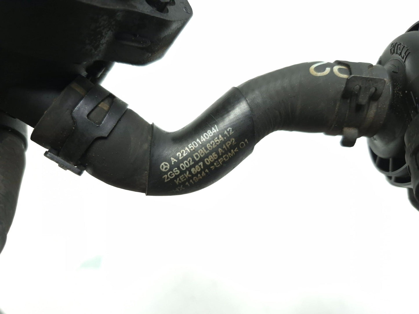 2011 Mercedes S400 W221 Inverter Cooling Water Pump & Hose Line  OEM