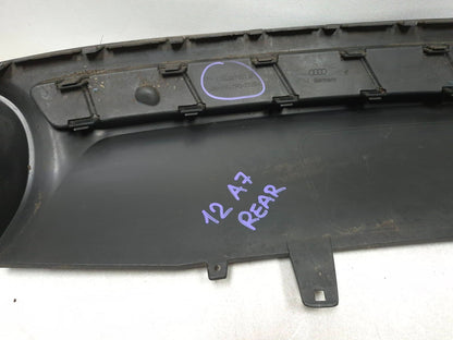 2012 Audi A7 Prestige Rear Bumper Lower Valance Panel OEM
