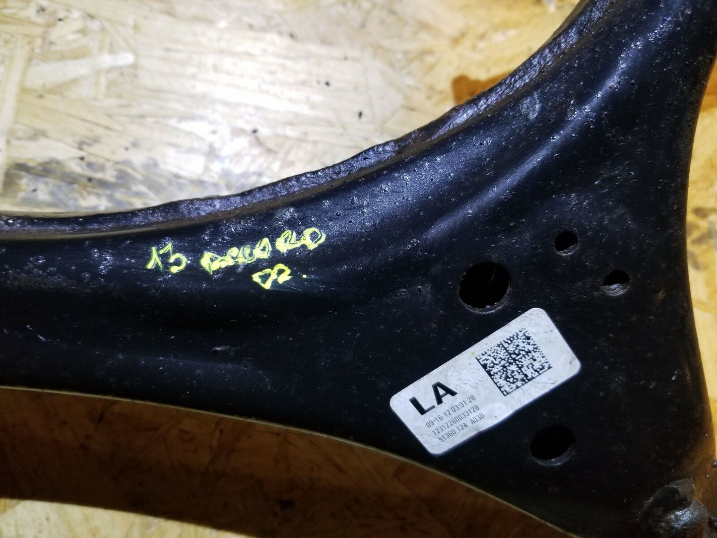 2013 Honda Accord Front Driver Lower Control Arm OEM