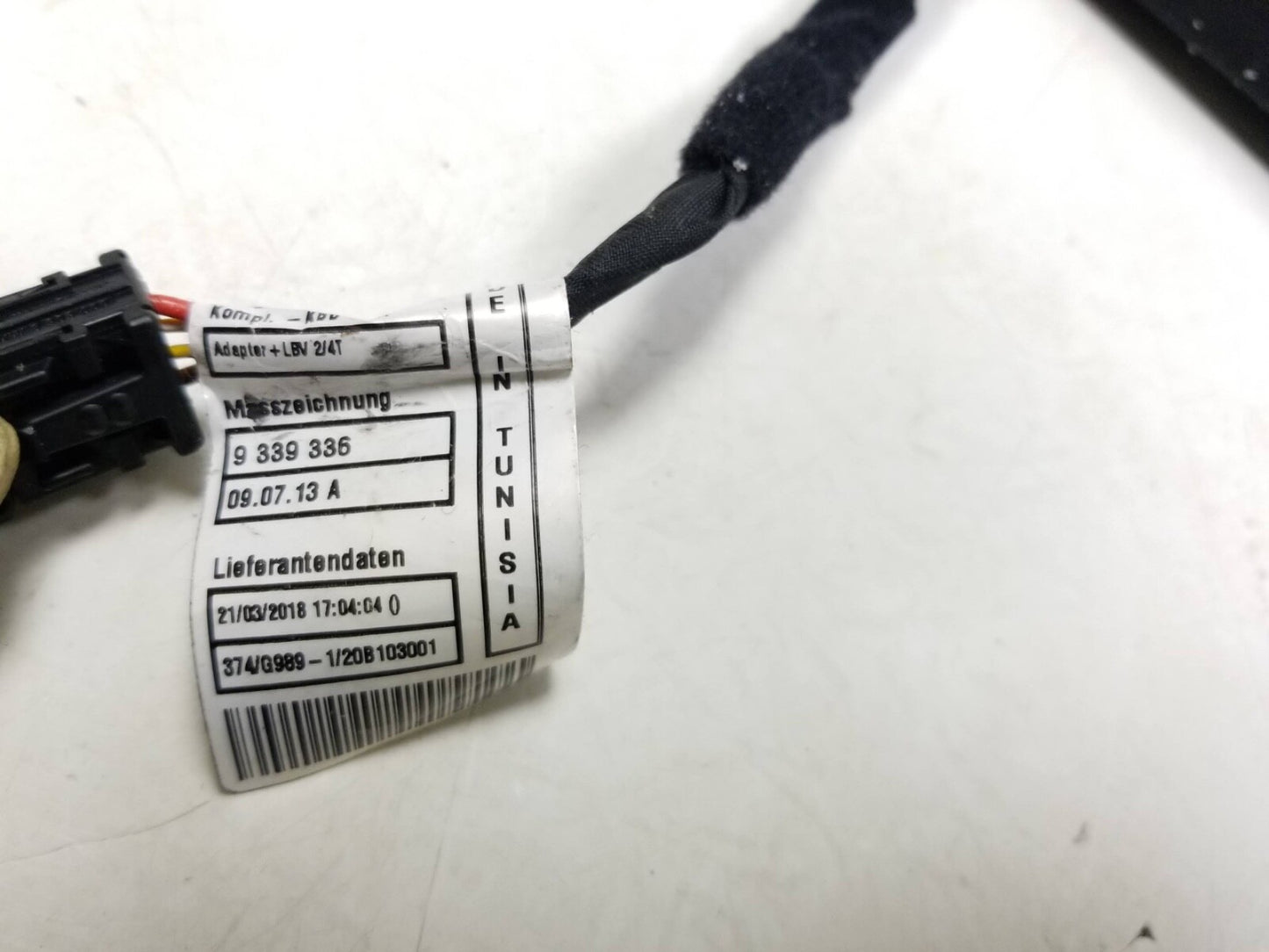 2018 BMW 330xi F30 Front Seat Lumbar Support Driver Side Left OEM