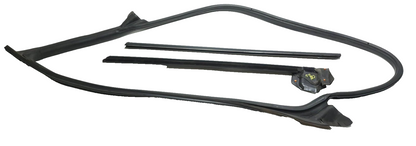 2018 Tesla Model 3 Front Door Seal & Belt Molding Driver Side Lh 3pcs OEM