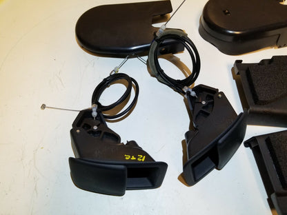 2012 Scion Tc Rear Seat Trim & Seat Lock Control Lever & Guide Sleeve 13 Pcs OEM