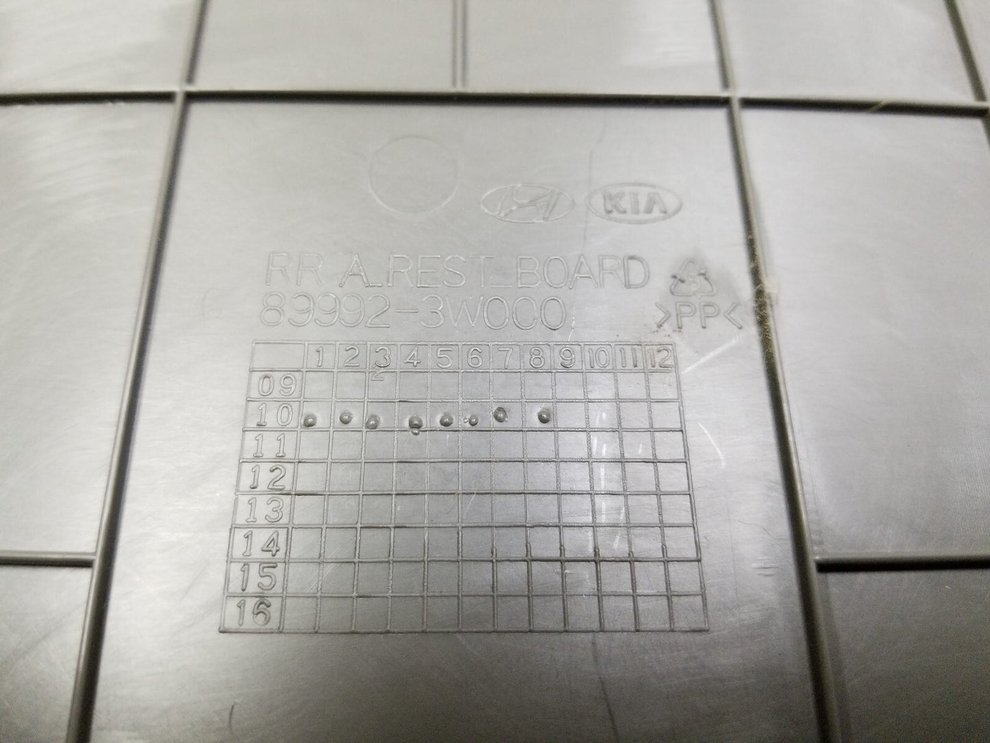 2011 - 2016 Kia Sportage Rear Seat Armrest Board Trim  OEM