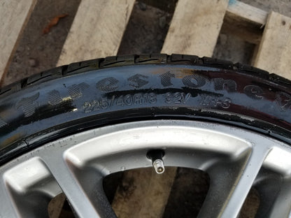 2011 Scion Tc Wheel Rim W/ Tire Firestone 225/40r18 OEM