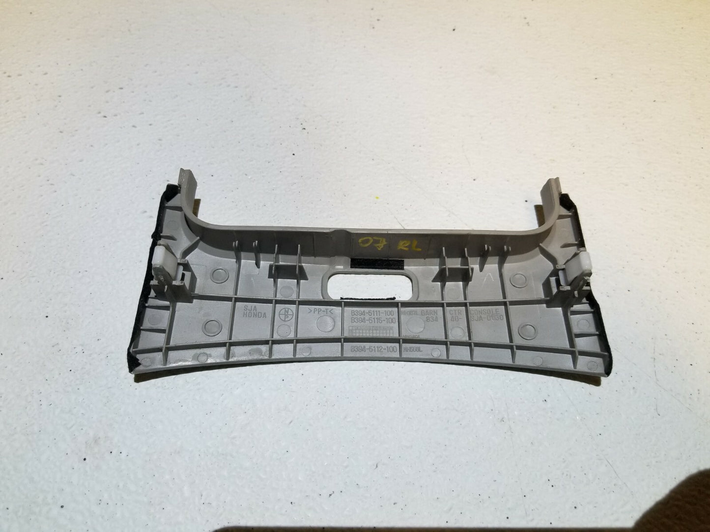 06 07 08 Acura Rl Armrest Console Trim Panel Piece OEM