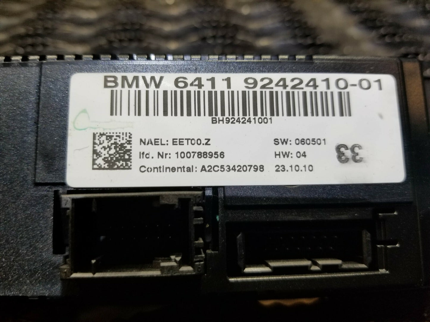 2011 2012 2013 BMW 128i 135i Climate Control Panel Temp Unit A/c Heater OEM