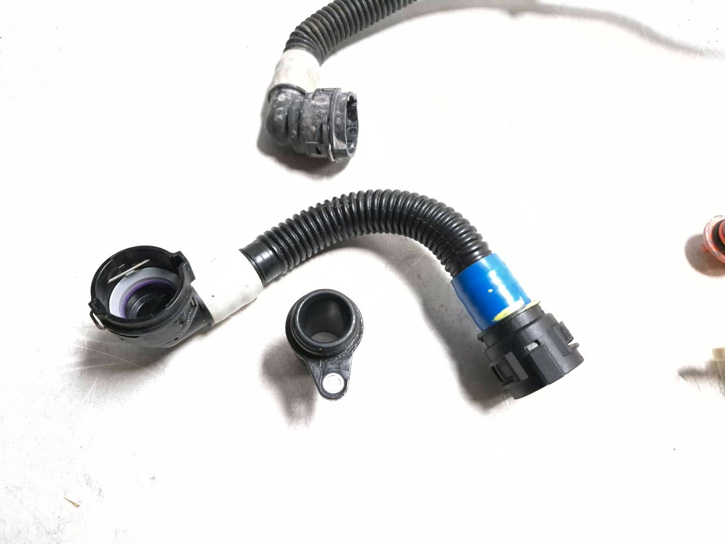 2021 Tesla Model 3 Front Drive Motor Inverter Plug Connector W/ Cooling Hose OEM