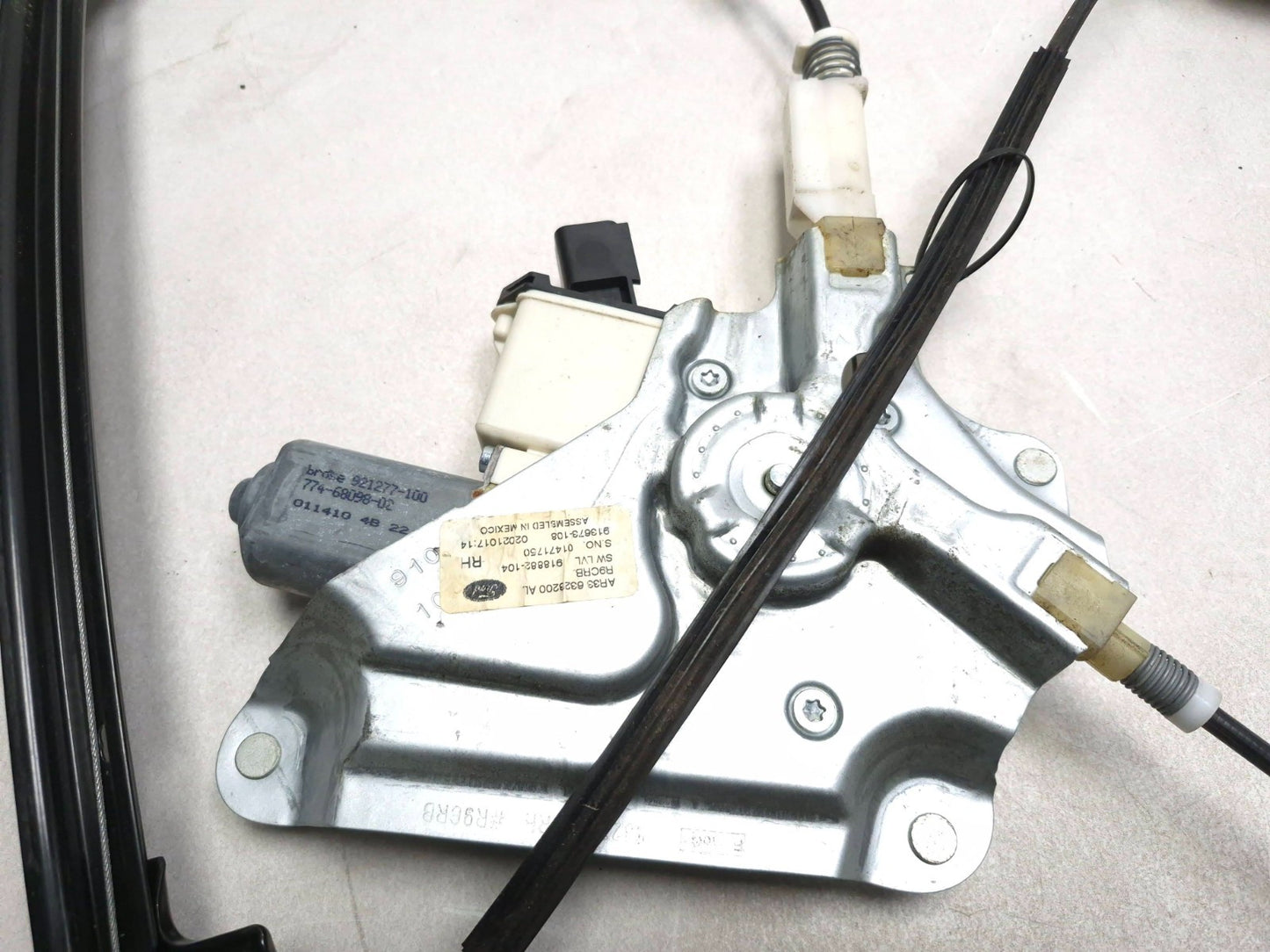 2010 Ford Mustang Convertible Front Window Regulator Motor Right Passenger OEM