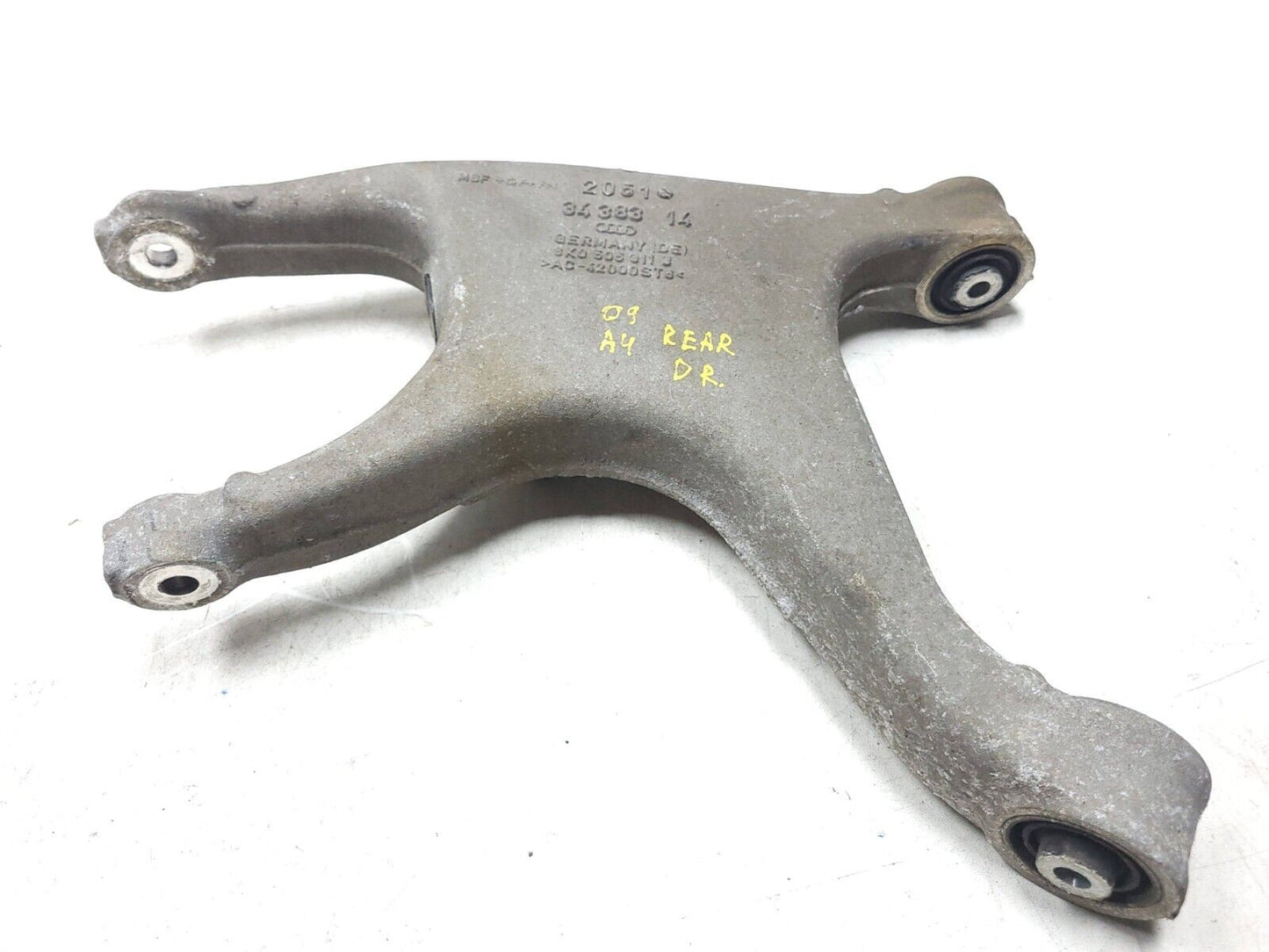 09-12 Audi A4 Quattro Rear Control Arm Driver Side Left 3pcs OEM