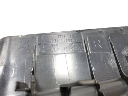 04 06 BMW X3 Seat Side Trim W/ Guide Sleeve & knob Front Passenger Sid Right OEM