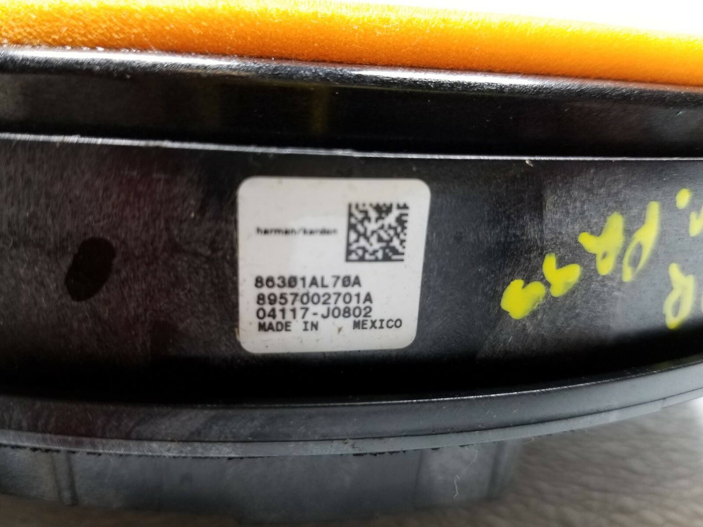 2017 Subaru Impreza Sport Door Speaker Rear & Front 4psc OEM