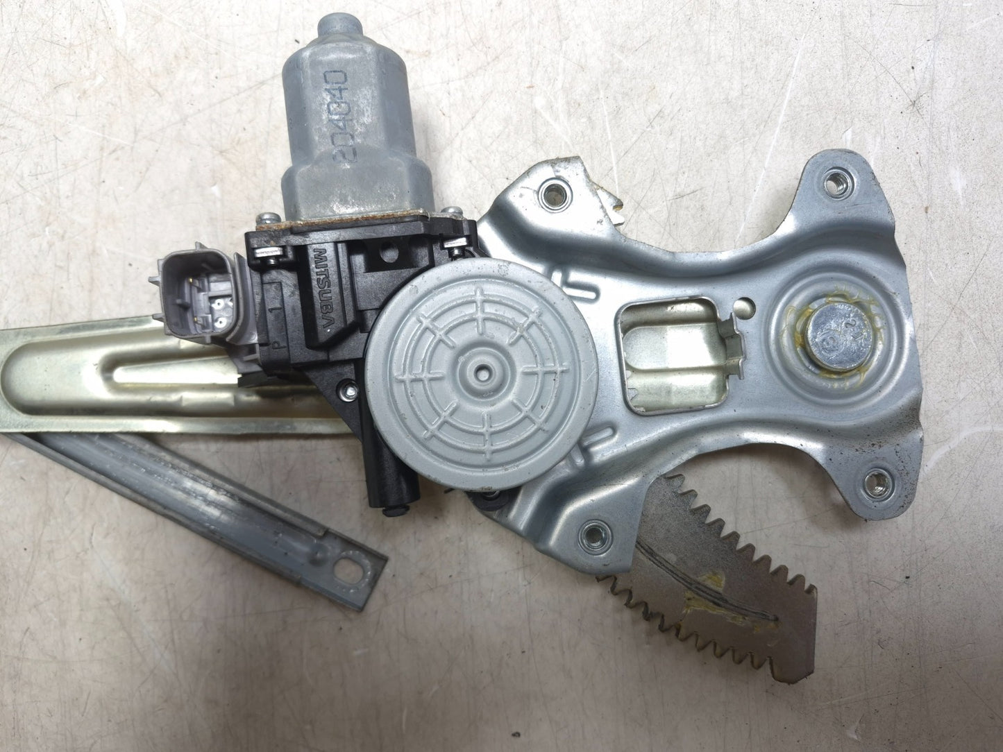 2012 Nissan Leaf Rear Door Window Regulator & Motor Driver Side Left OEM