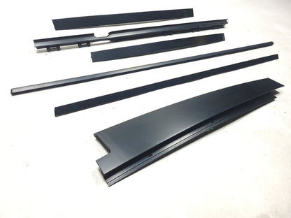 2007 Range Rover Rear Door Molding & Weatherstrip Seal Driver Side Left Set OEM