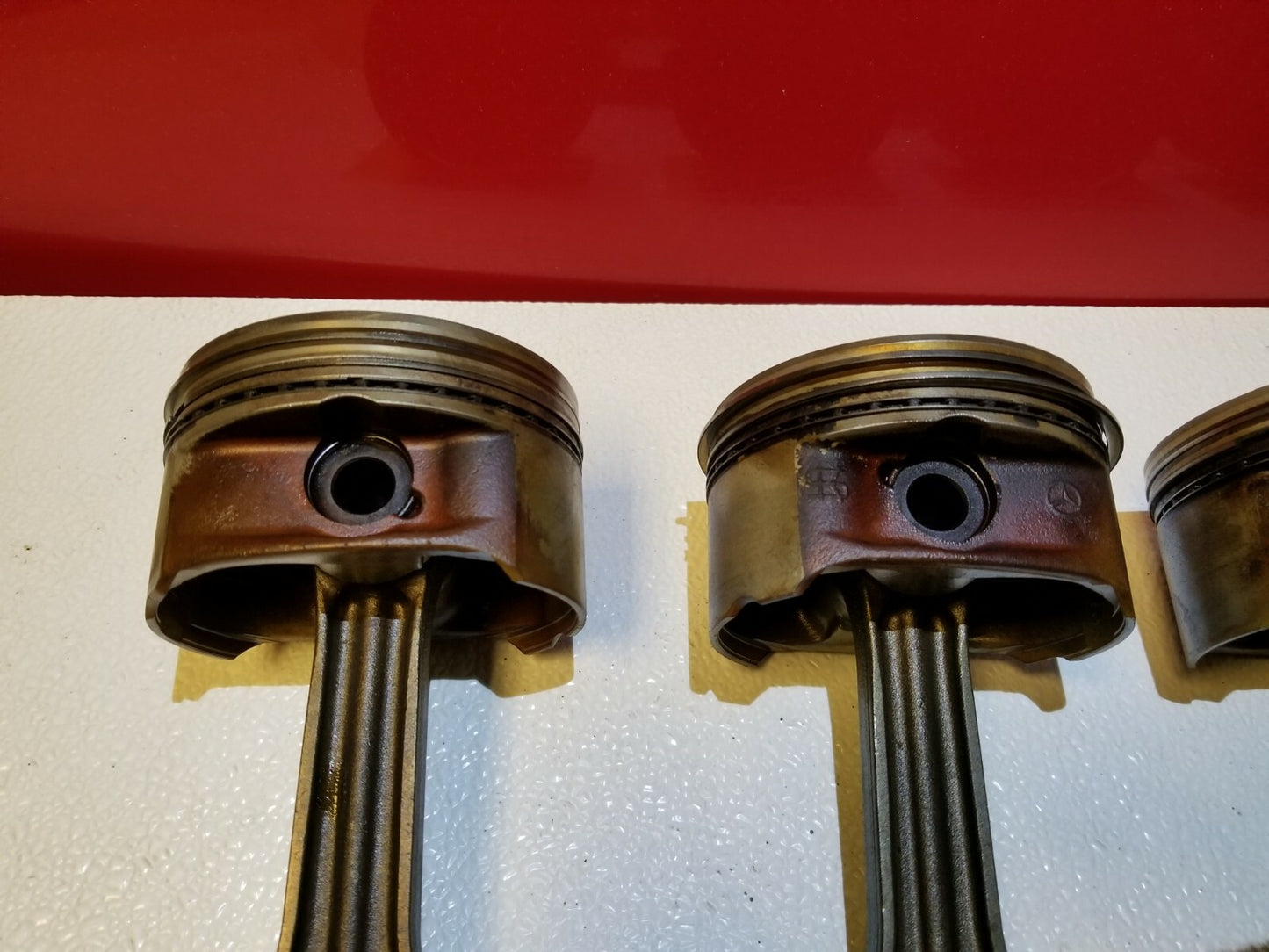2004 Mercedes CL500 Connecting Rod W/ Piston 8pcs OEM