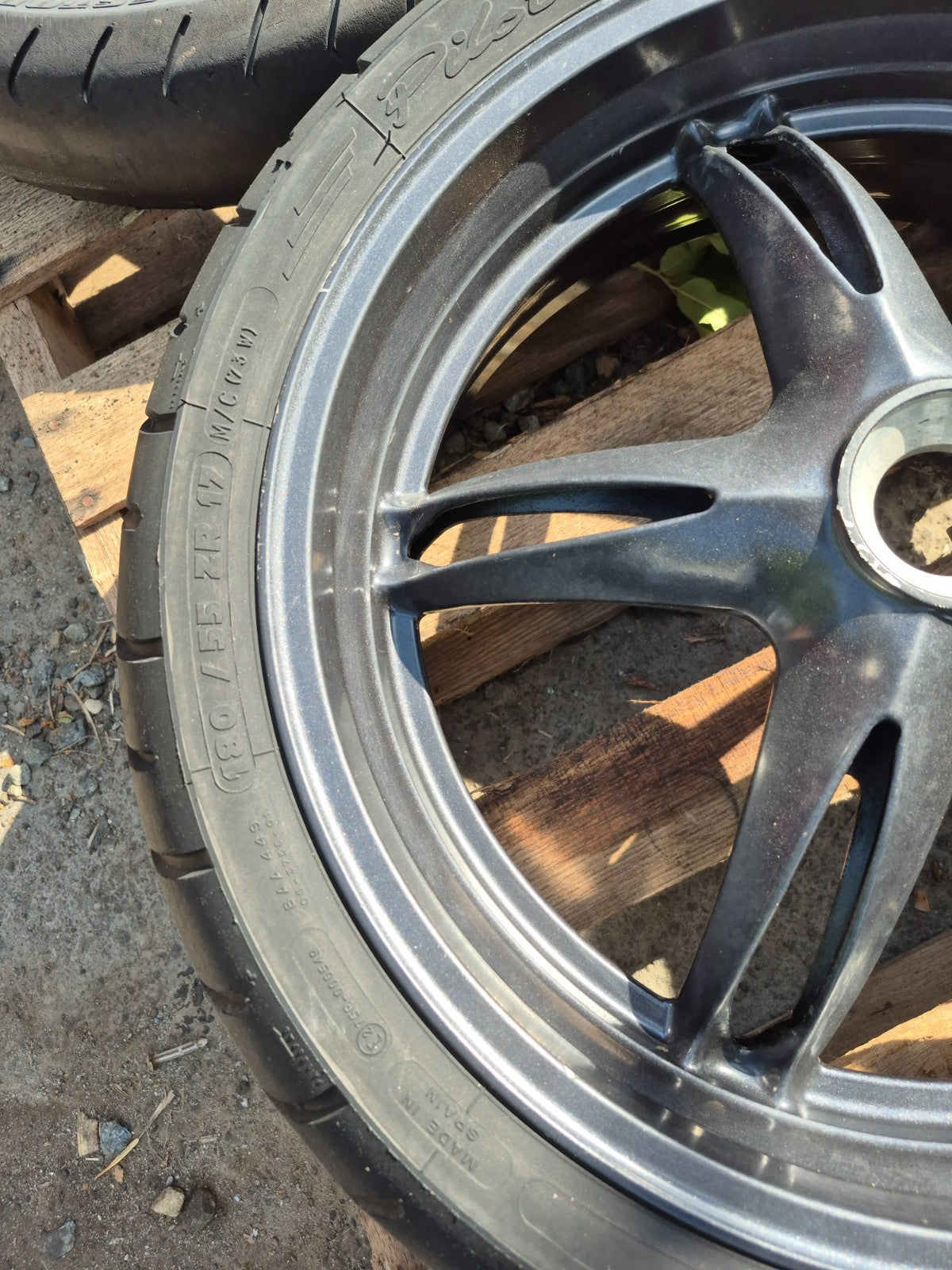 2008 Triumph Sprint St Wheel Rim & Tire Front & Rear *straight* OEM