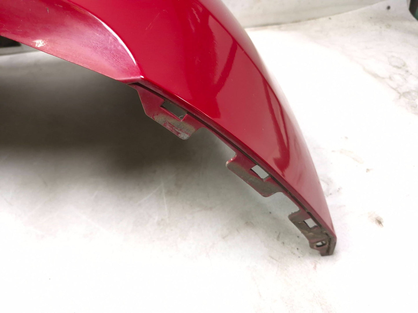 2013 Fiat 500 Turbo Red Rear Bumper Cover OEM