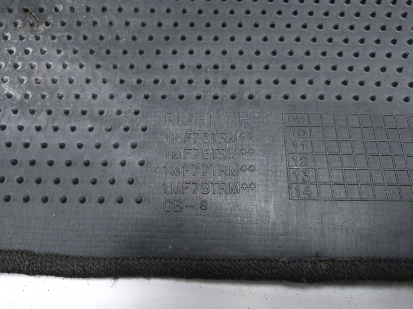 2015 Jeep Compass Floor Mat 2pcs OEM