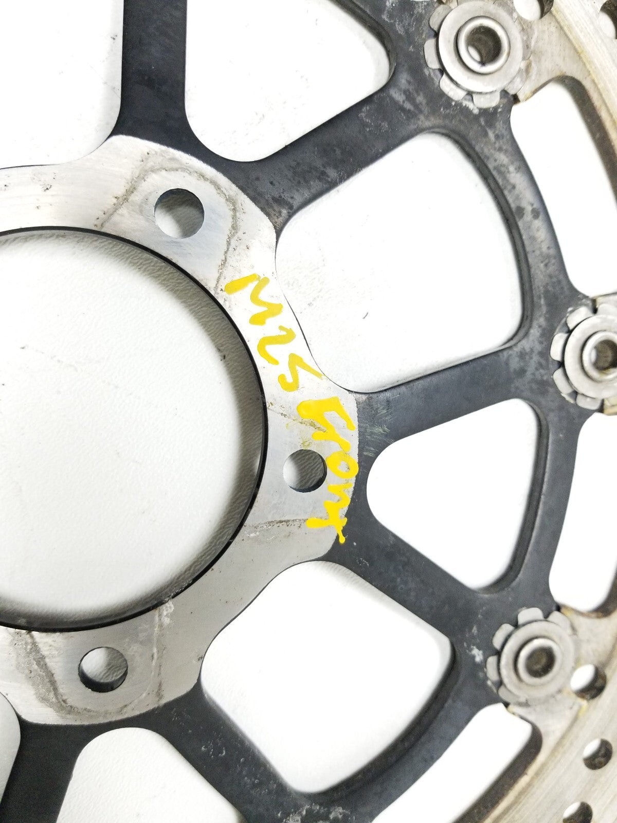 15 - 18 Ducati Monster 821 Front Brake Rotor Disc Left & Right W/ ABS Ring OEM