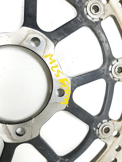 15 - 18 Ducati Monster 821 Front Brake Rotor Disc Left & Right W/ ABS Ring OEM