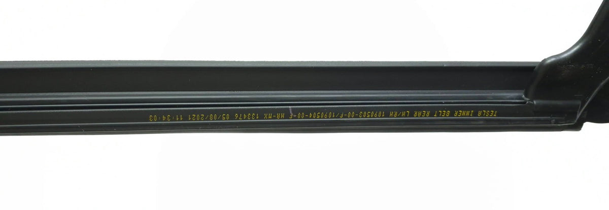 2021 Tesla Model 3 Rear Door Window Belt Molding & Door Seal Driver Side 3pcsoem
