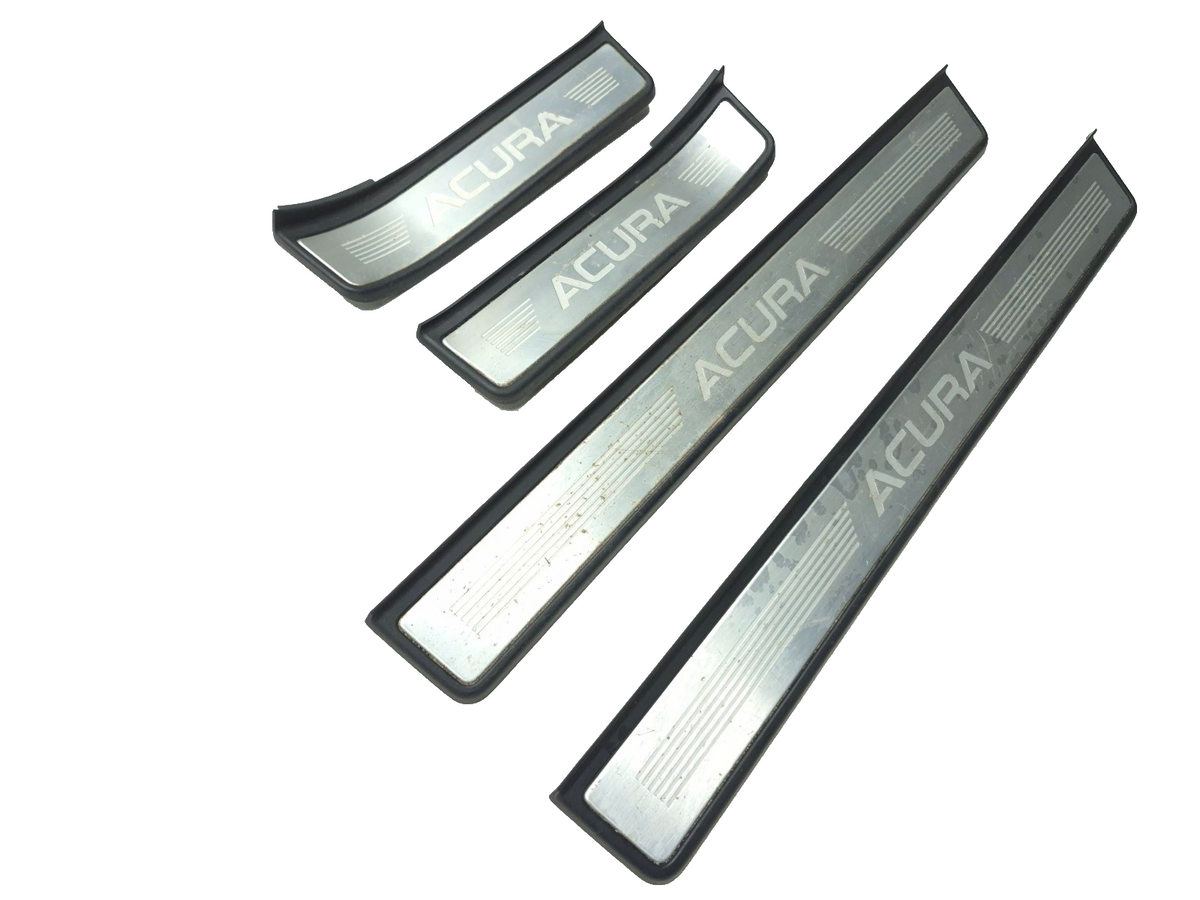 2008 Acura Tl Type-s Door Sill Scuff Plate 4 Pcs 84252-sep-a11za OEM