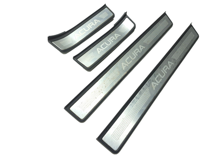 2008 Acura Tl Type-s Door Sill Scuff Plate 4 Pcs 84252-sep-a11za OEM
