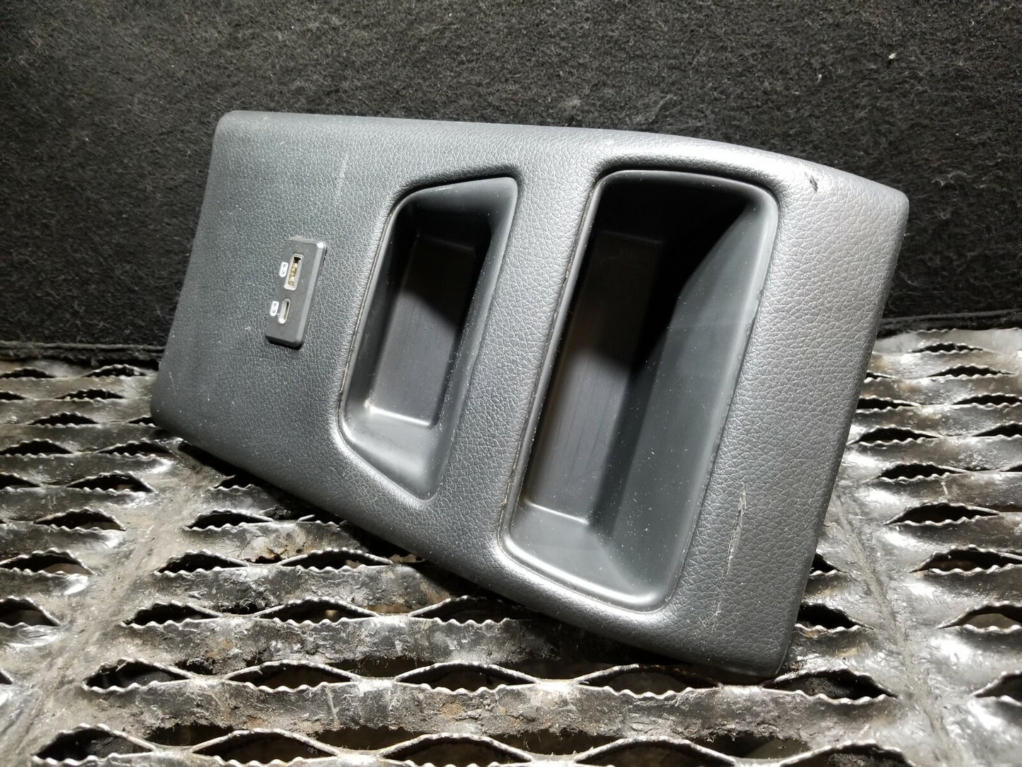 16 17 18 19 Nissan Sentra Center Console Rear Trim Panel Usb Charger OEM 49k