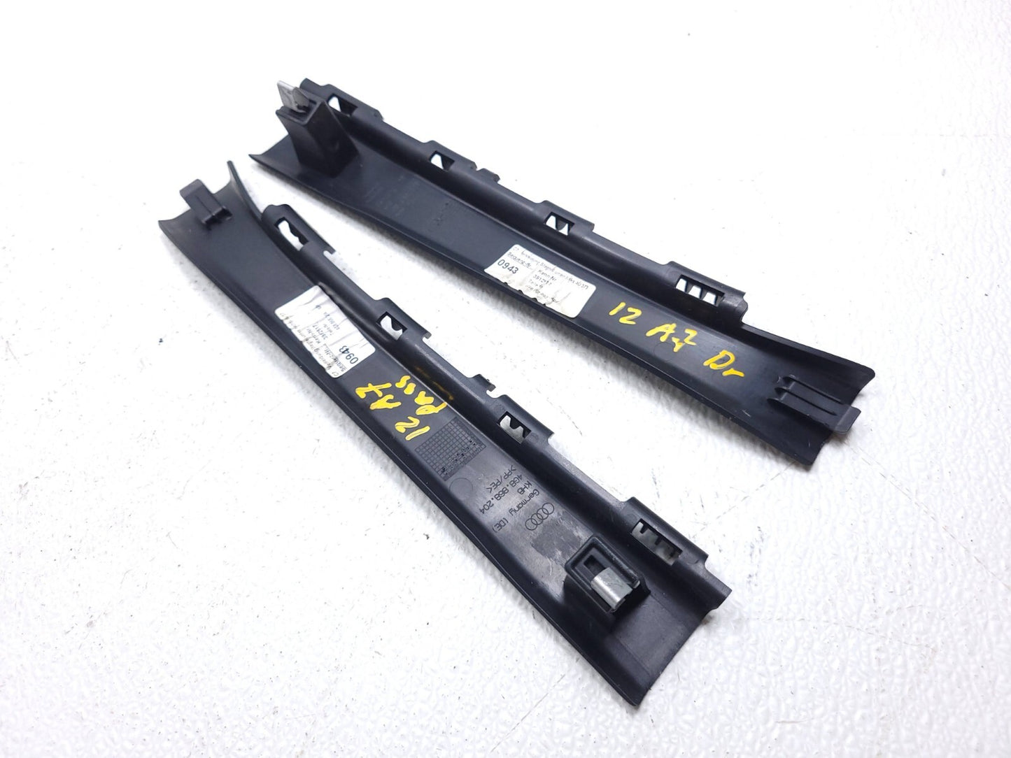 12 13 14 15 16 17 Audi A7 A Pillar Middle Cover Trim Panel Left & Right Pair OEM