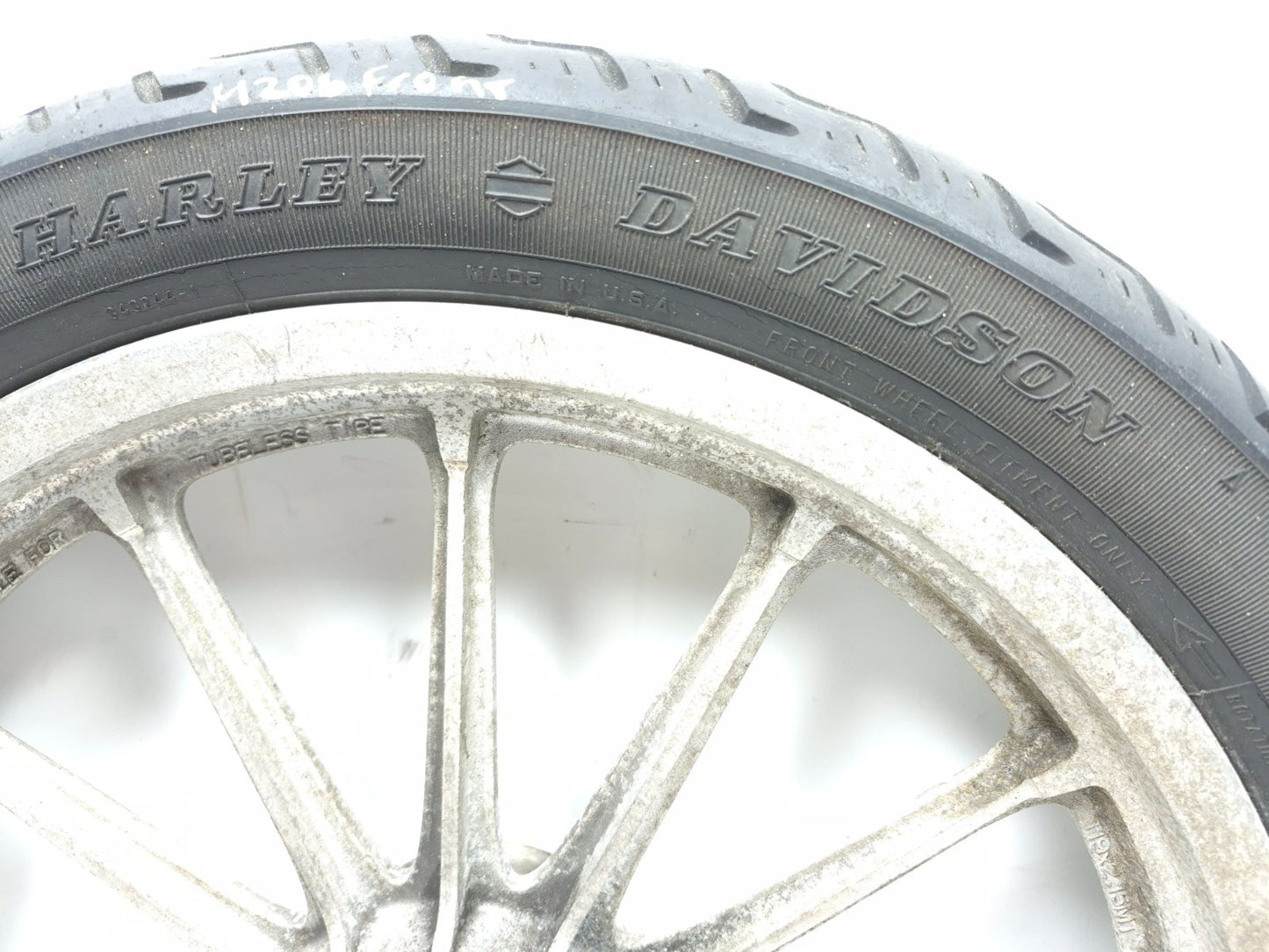 2008-2010 Harley-davidson Sportster Xl883 Front Wheel Rim & Tire OEM